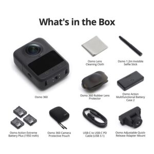 Alternative view of Camera DJI Osmo 360 Action Adventure Combo